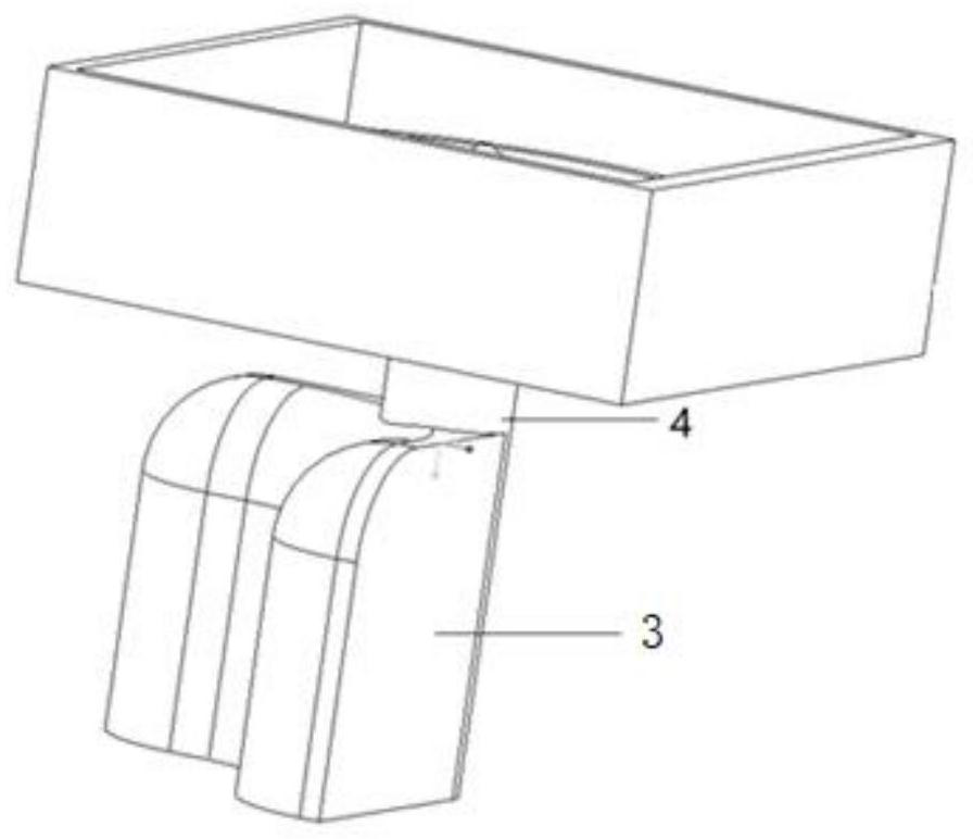 Blade type hydraulic flow deceleration sensor and deceleration method