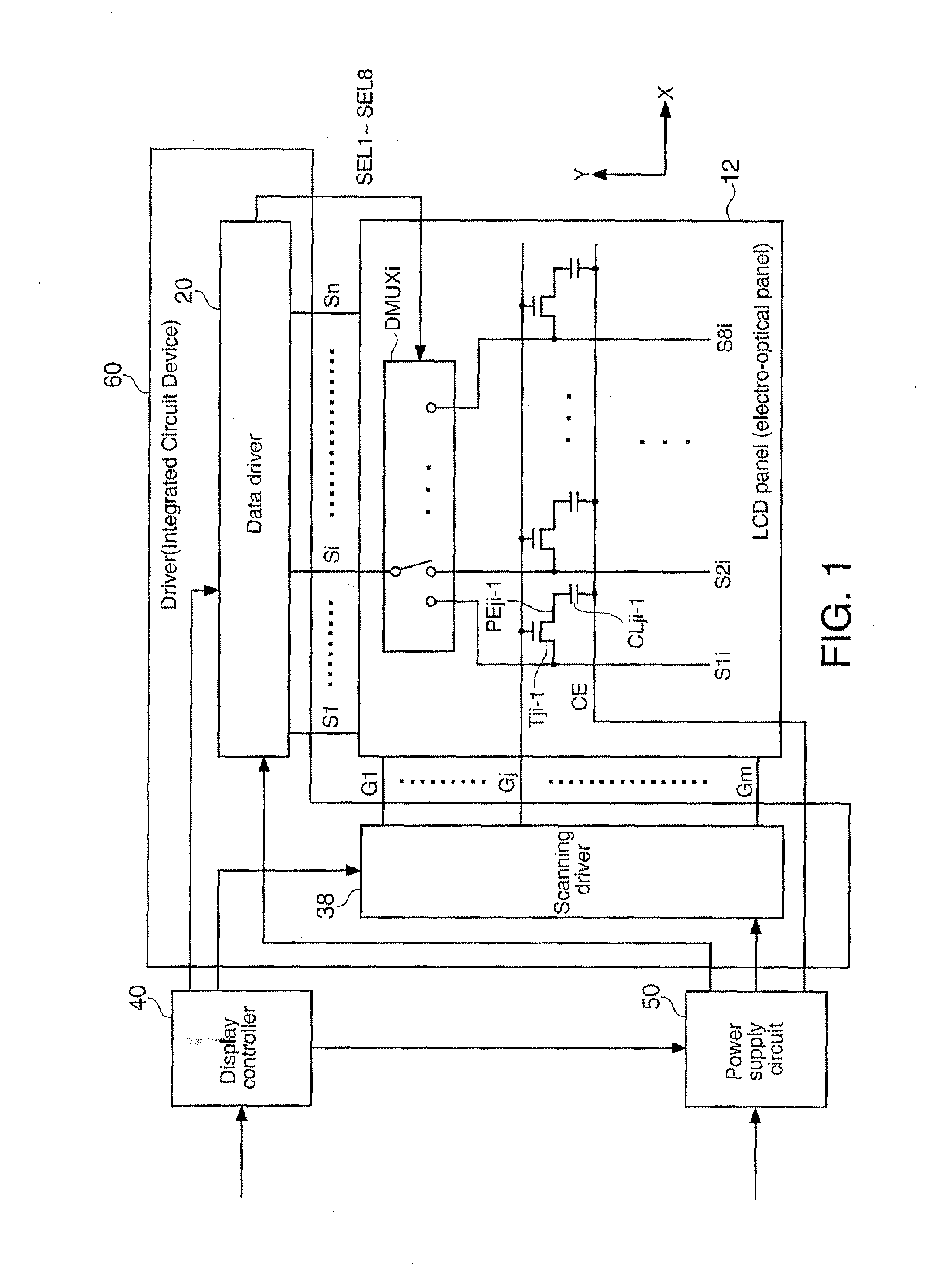 Integrated circuit device, electro optical device and electronic apparatus