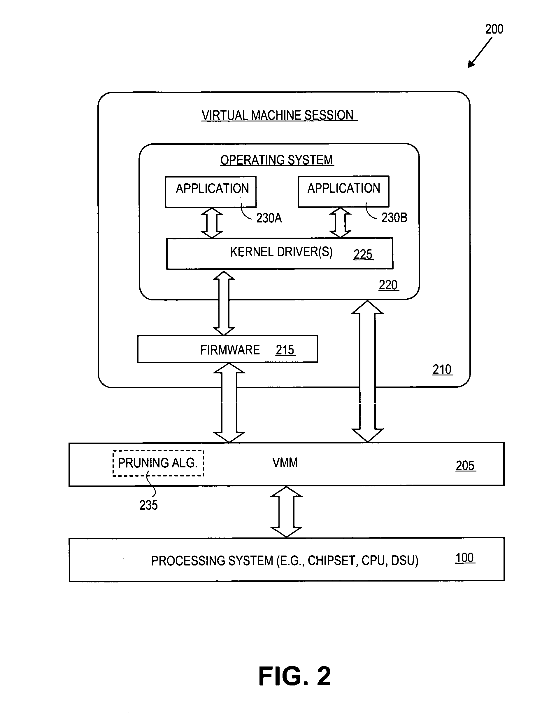 System and method to implement a rollback mechanism for a data storage unit