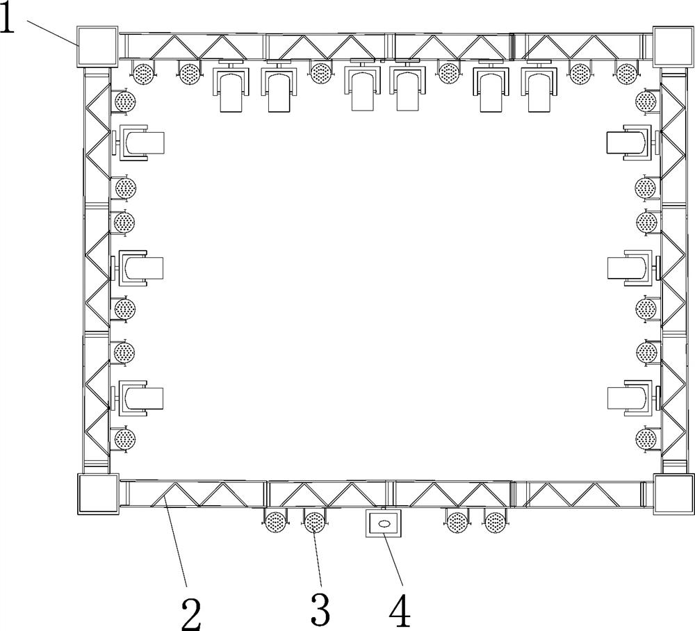 Assembled stage