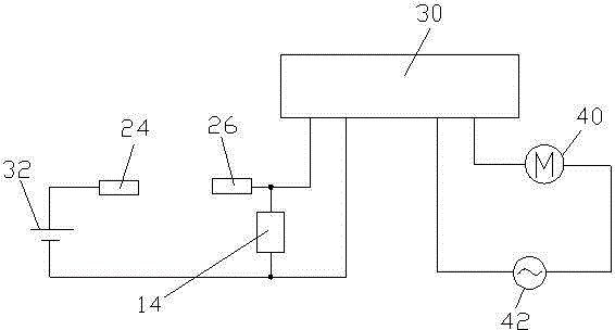 Equal-weight packaging automatic control device for material