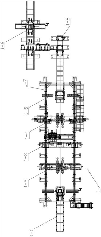 Numerical control graphite electrode and joint precision machining, detecting, assembling and packaging automation line