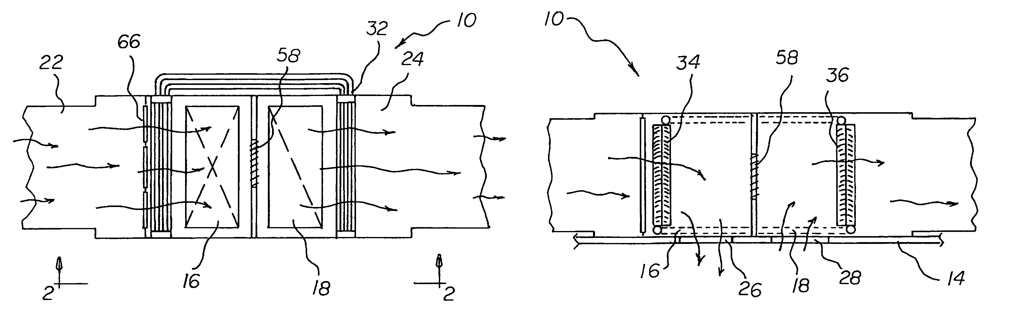 Split heat recovery system