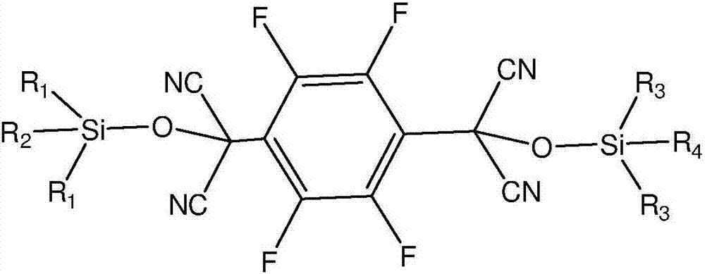 A kind of synthetic method of 2,3,5,6-tetrafluoro-7,7',8,8'-tetracyanodimethyl-p-benzoquinone