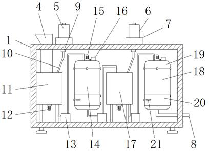 A bagasse cellulose and lignin centrifugal separation synchronous processing and screening equipment