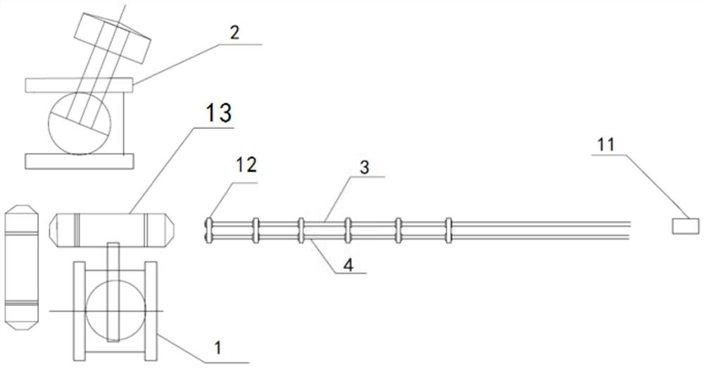 An overweight horizontal high-pressure heater hoisting system and hoisting method