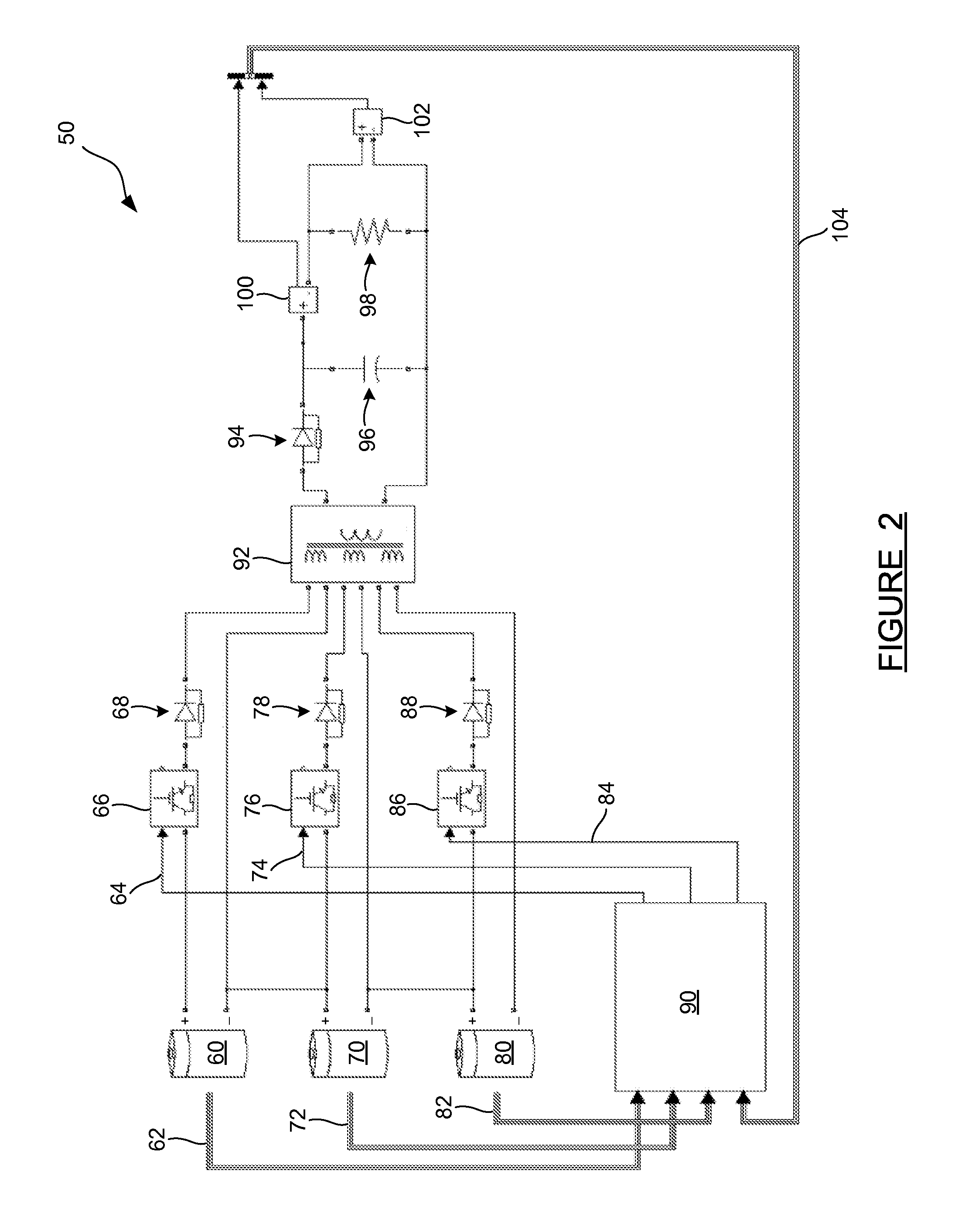 Scalable method of proportional active state of charge balancing for managing variations in the state of health of batteries