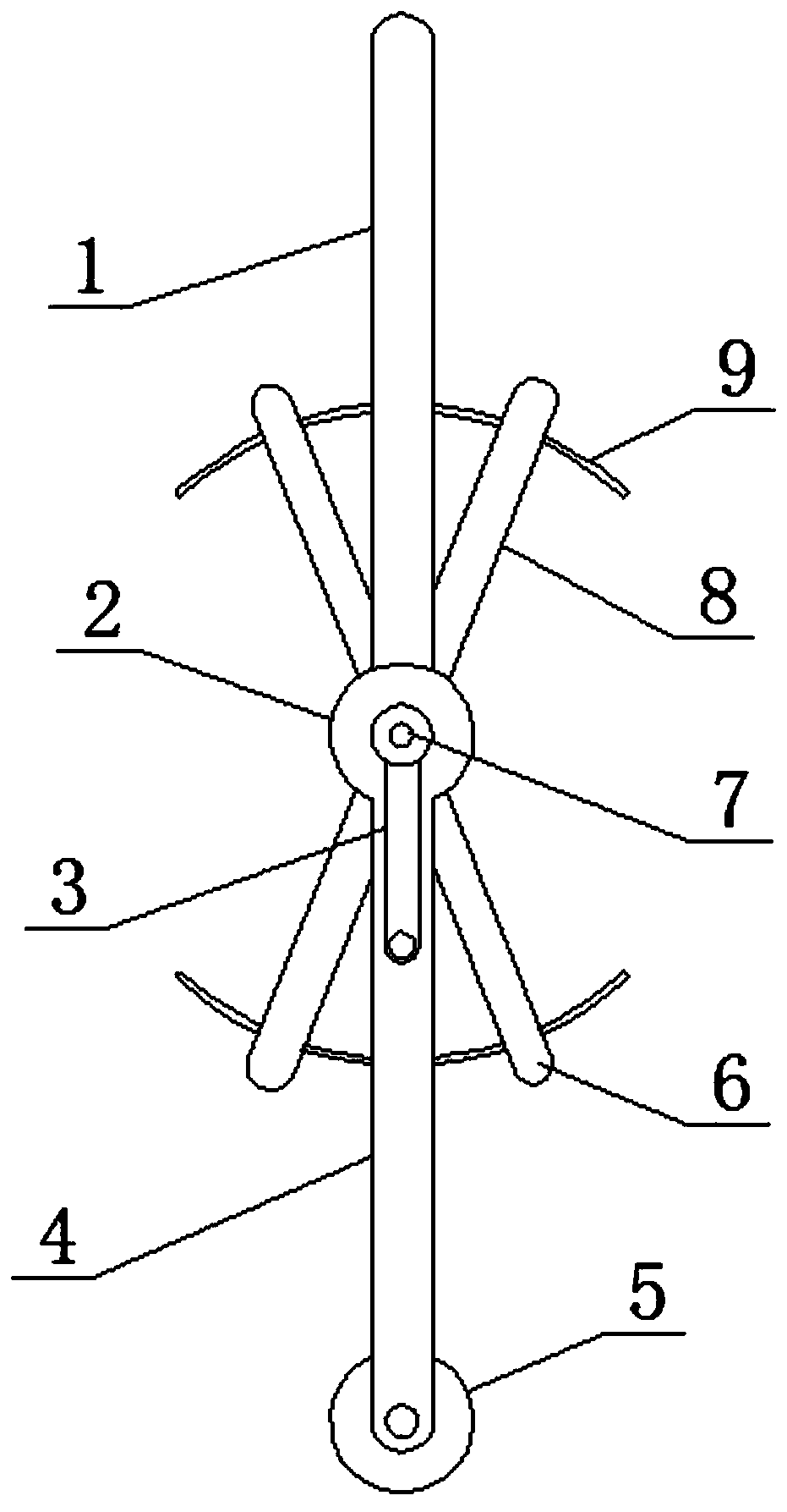 Portable short-distance cable taking-up and paying-off device