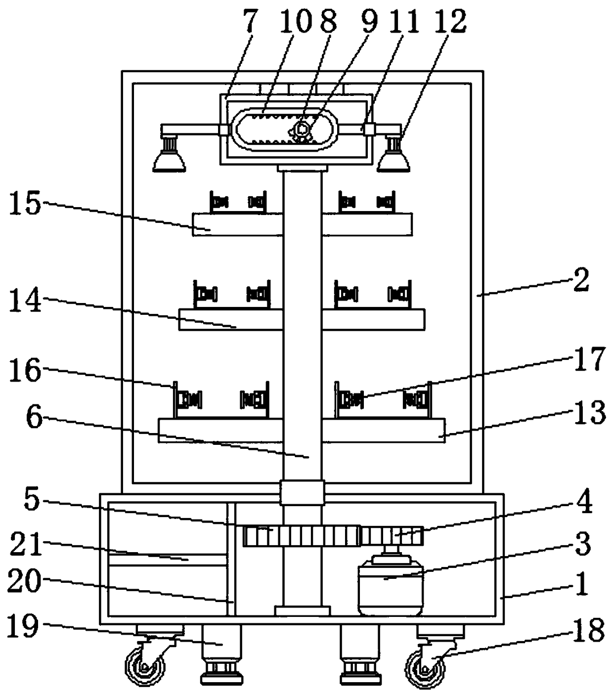 Storage rack for electronic component sales