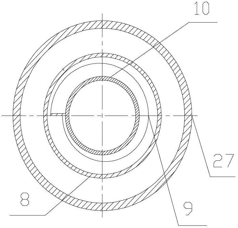 Self-drive centrifugal cyclone wet/dry water-powder-air separator