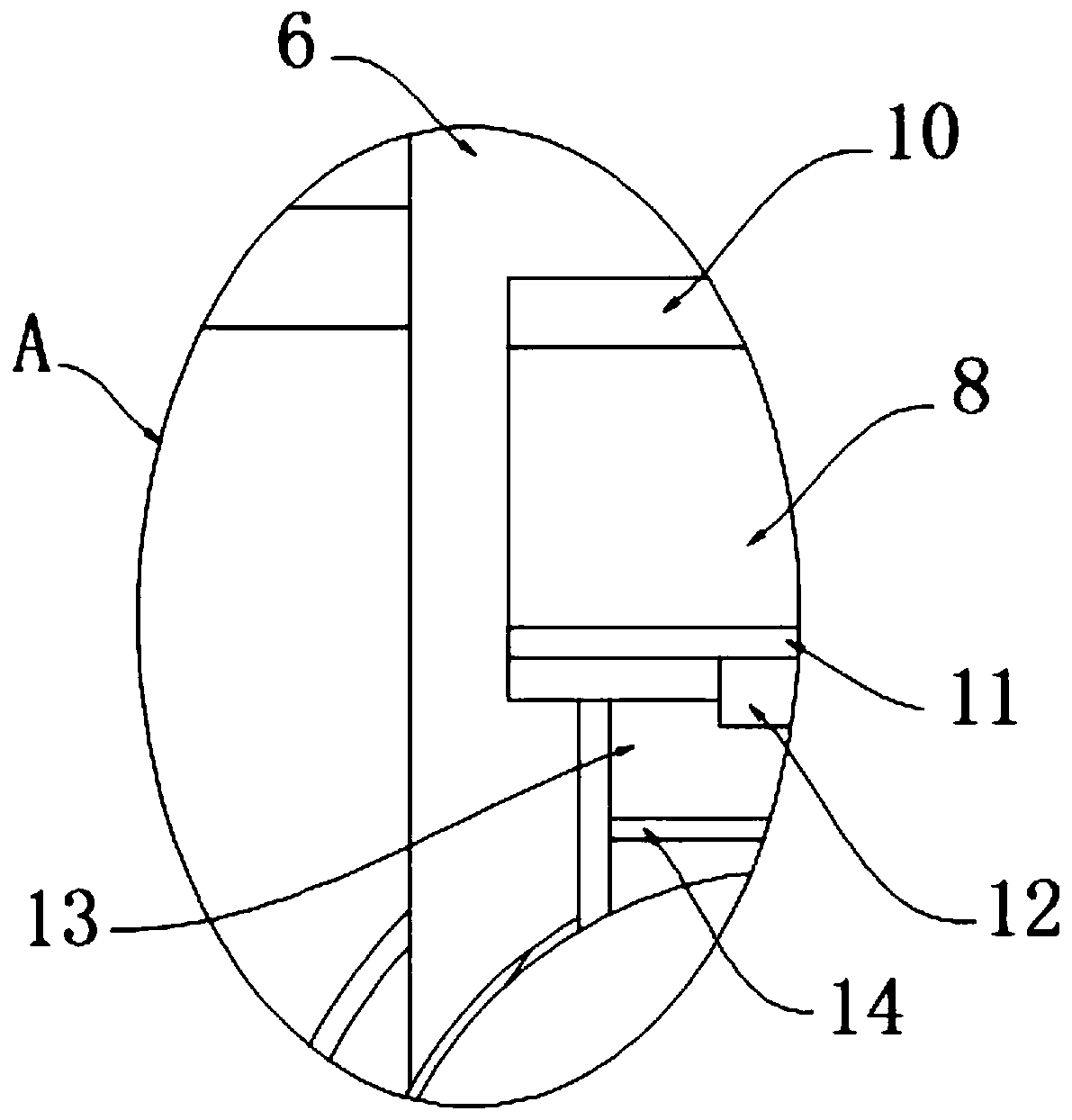 Efficient medicine grinding device