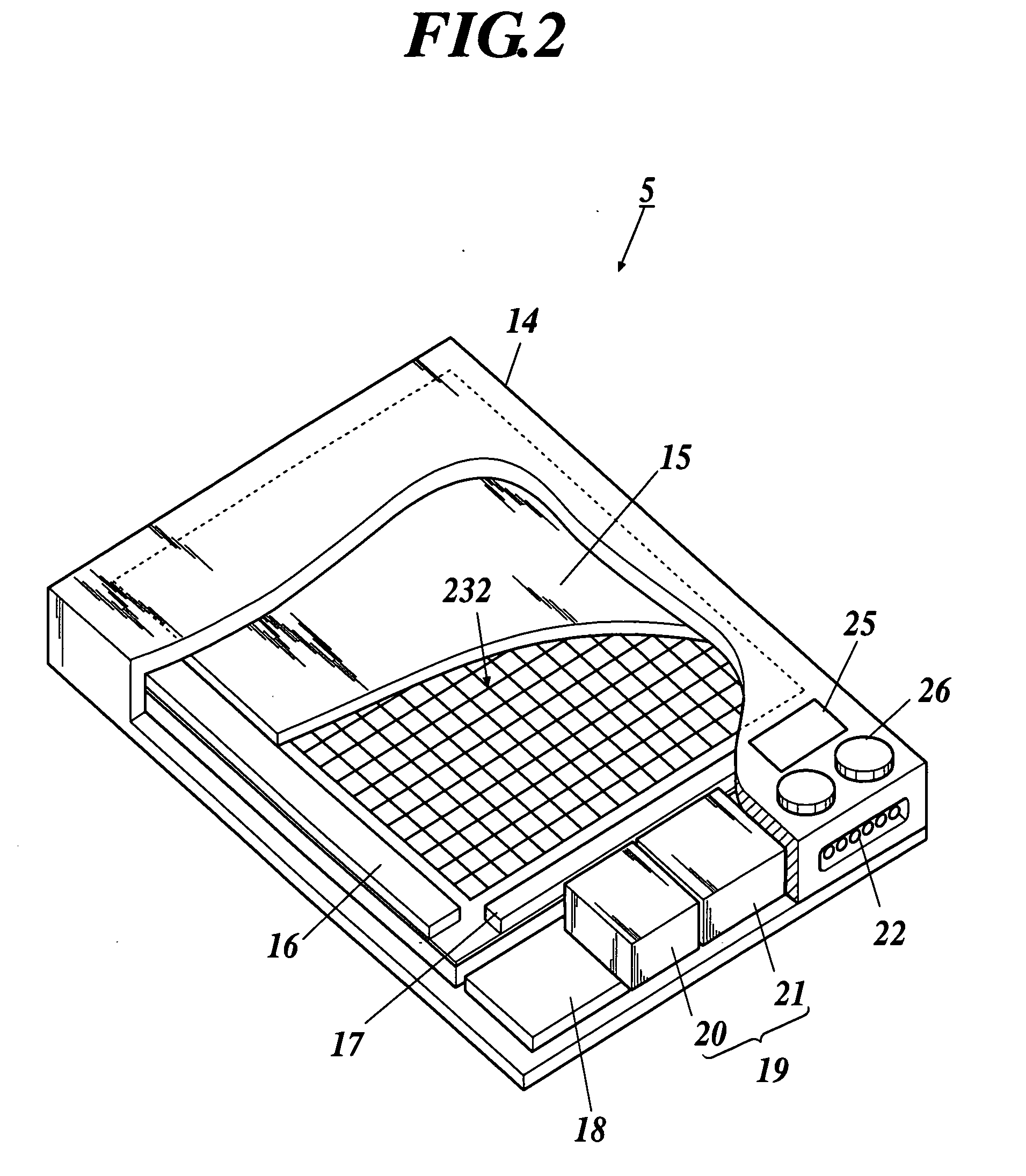 Cassette type radiation image detector and radiation image detecting system