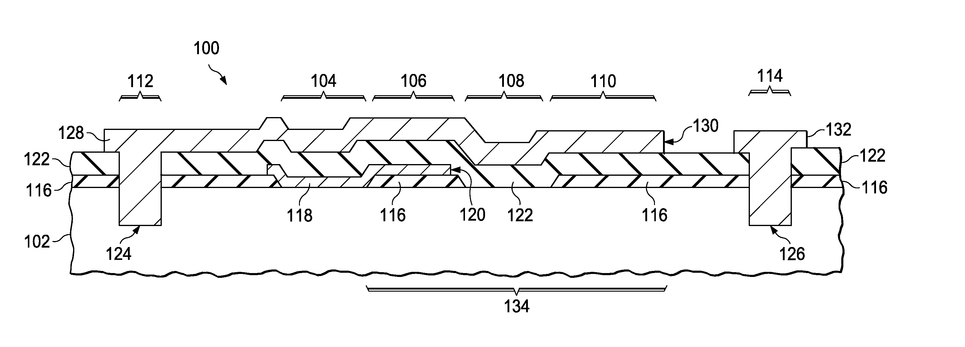 Stepped dielectric for field plate formation