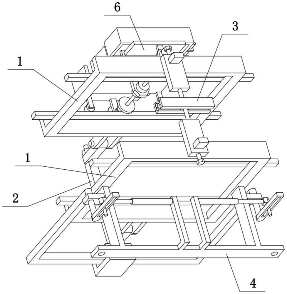 A double-layer rail transport device