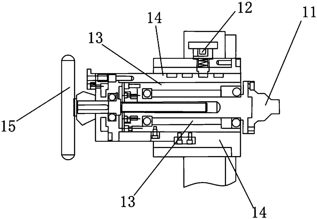 Wire feeding mechanism, and six-head type constant-tension wire feeding device with wire feeding mechanism