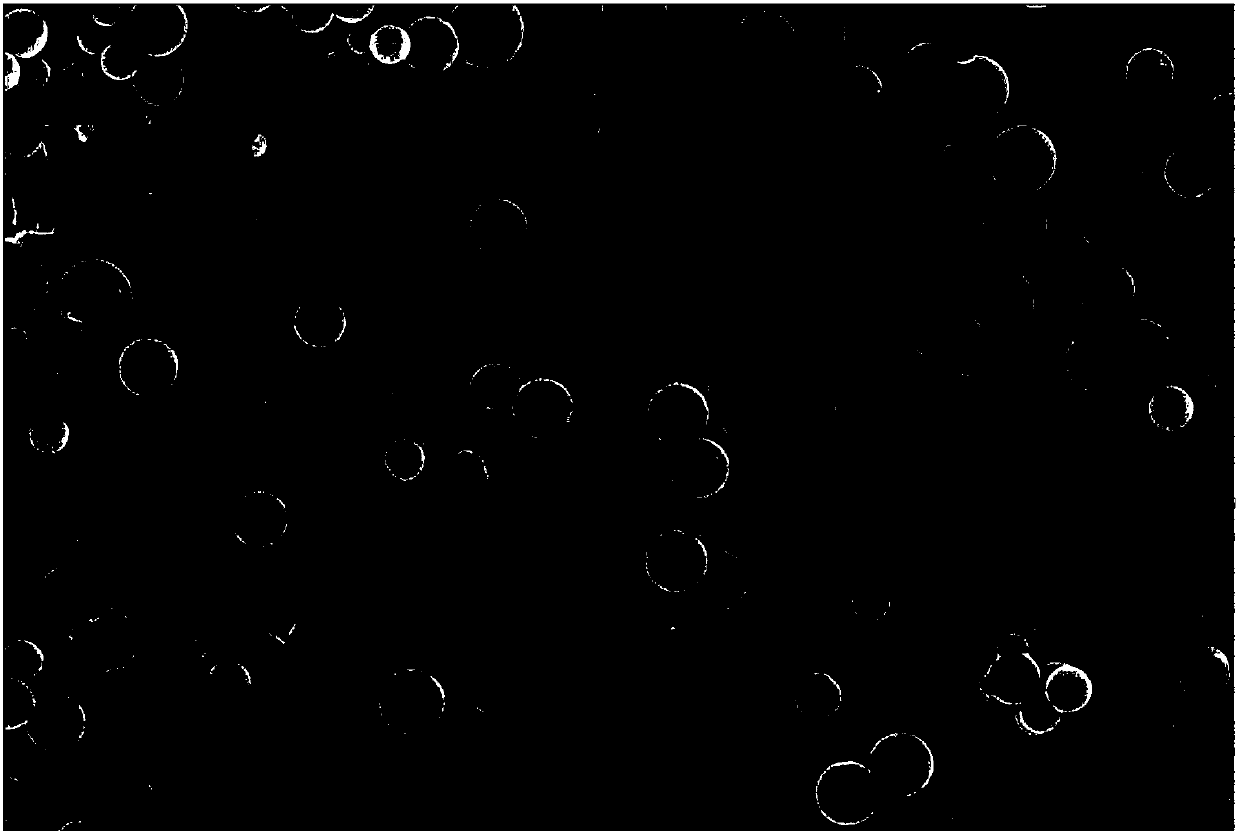 Preparation method of iodine-nitrogen co-doped carbon microspheres