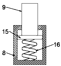 Lithium-ion power battery life testing device