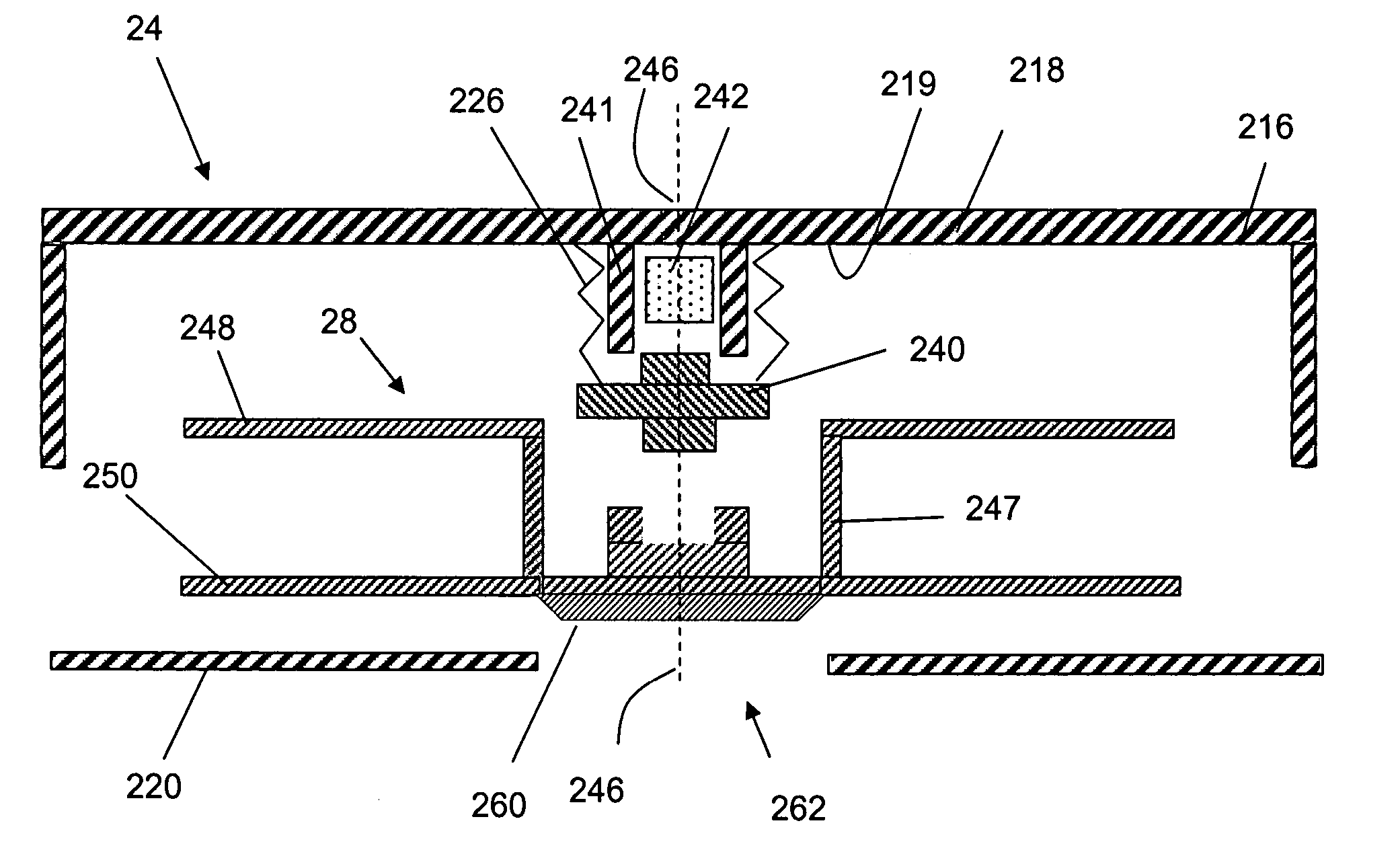 Media cartridge having reel suspension system and method of manufacture