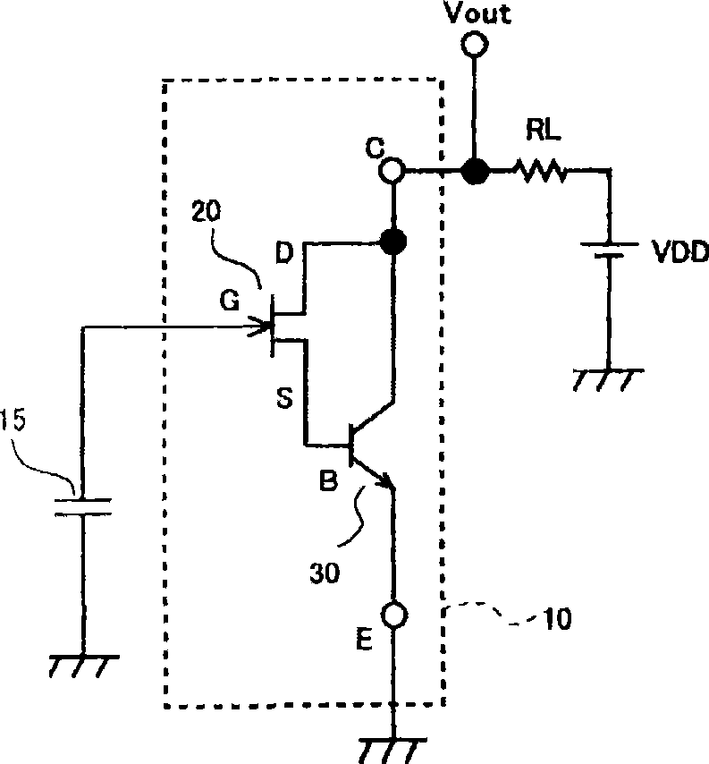 Amplifying element and manufacturing method thereof