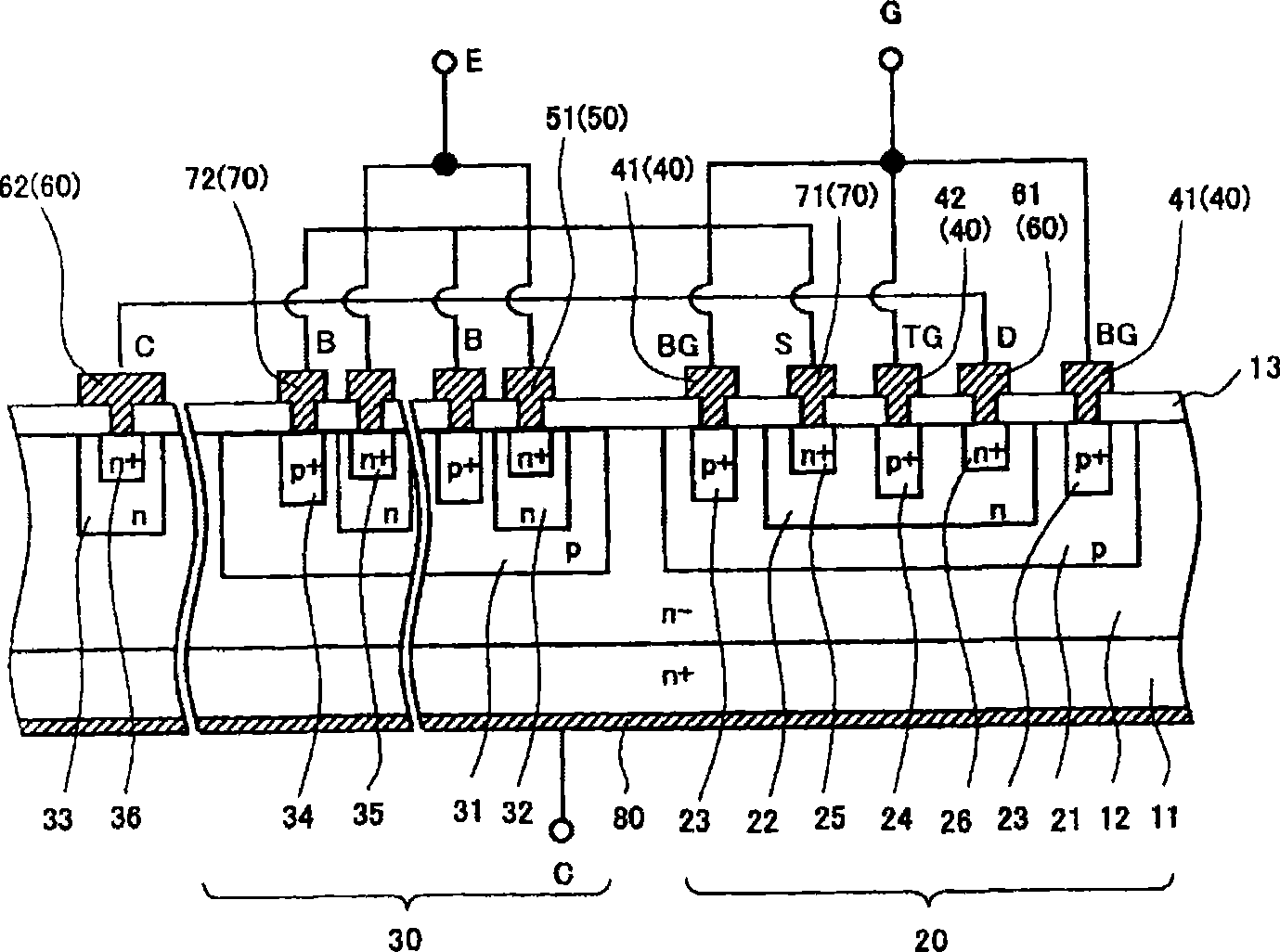 Amplifying element and manufacturing method thereof