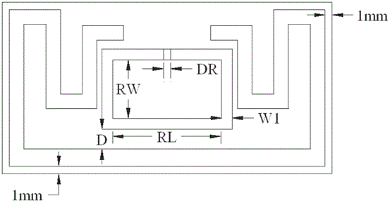 Inductively coupled feed bending dipole RFID (radio frequency identification) tag antenna