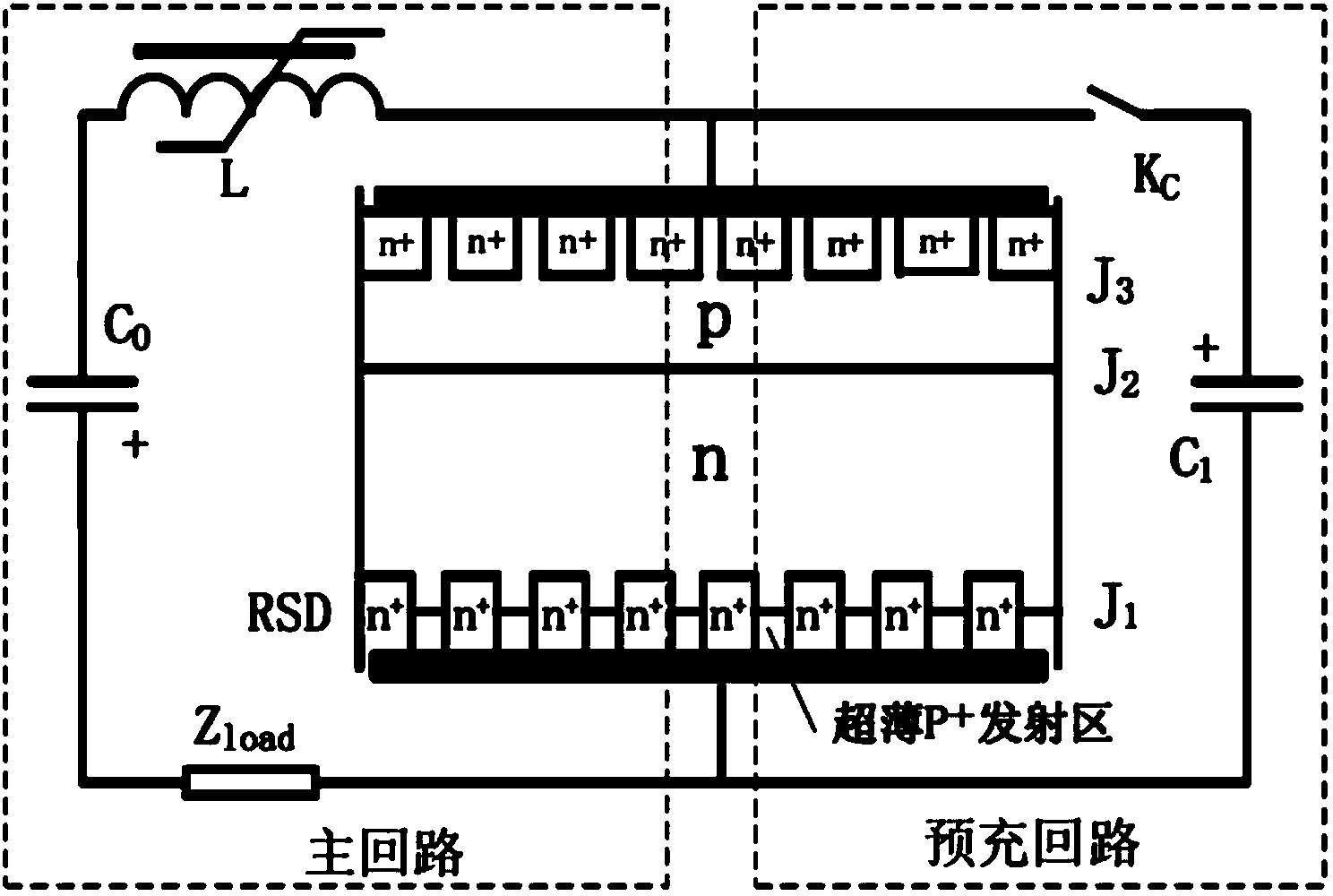 Charging source for high-voltage capacitor