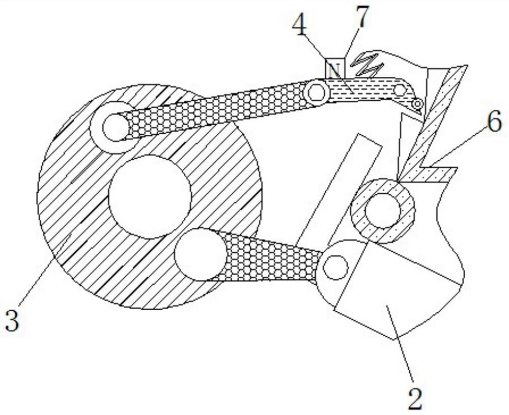 Small intelligent sound box underframe based on protection function