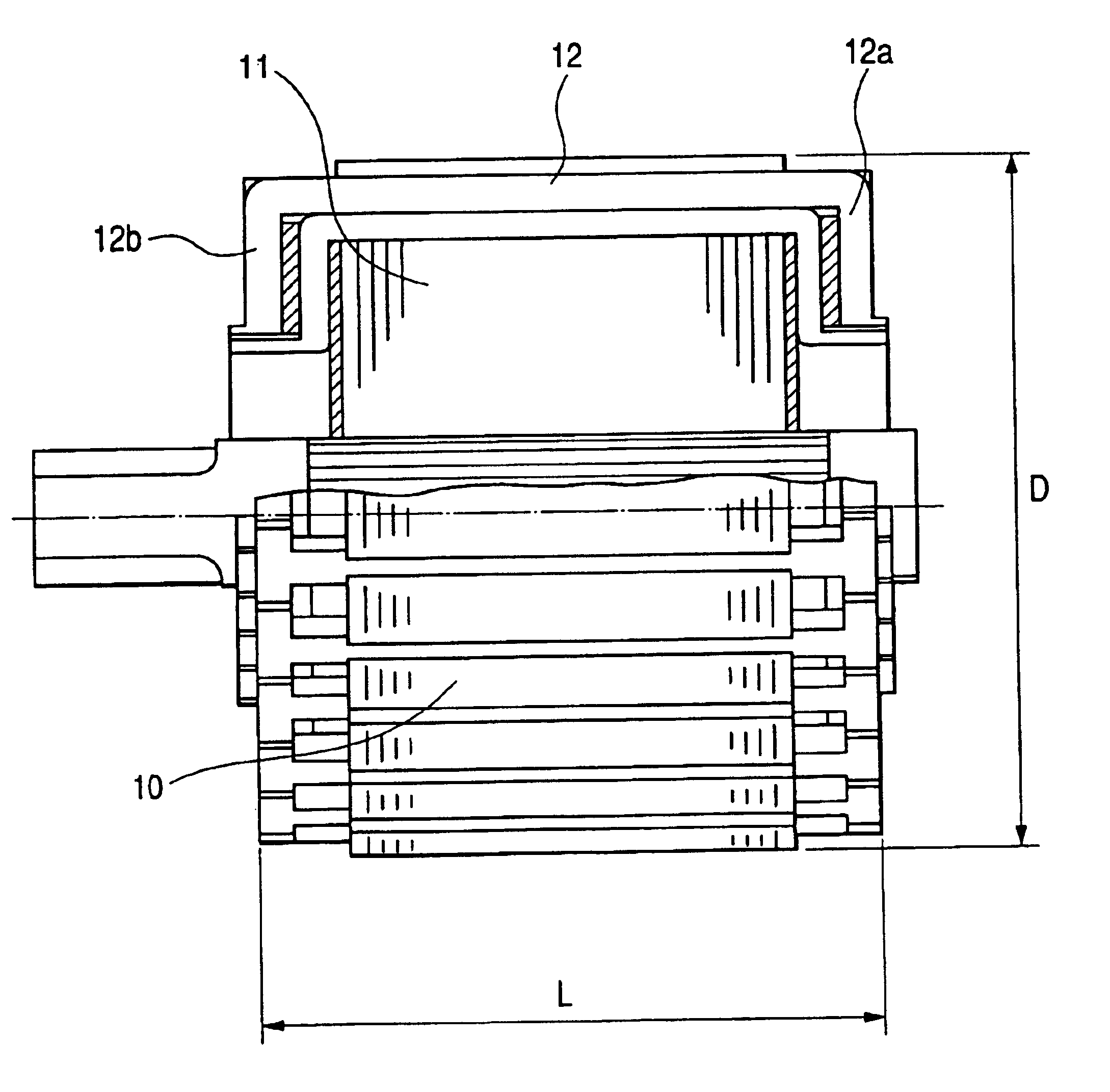 Starter for an internal combustion engine