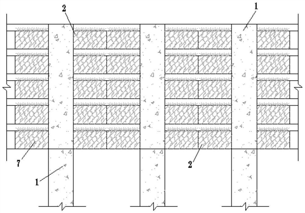 Assembled ecological retaining wall with rainwater purification and irrigation system