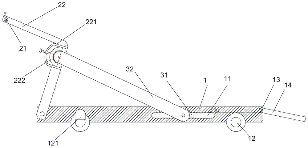 A transport cart for improved user comfort