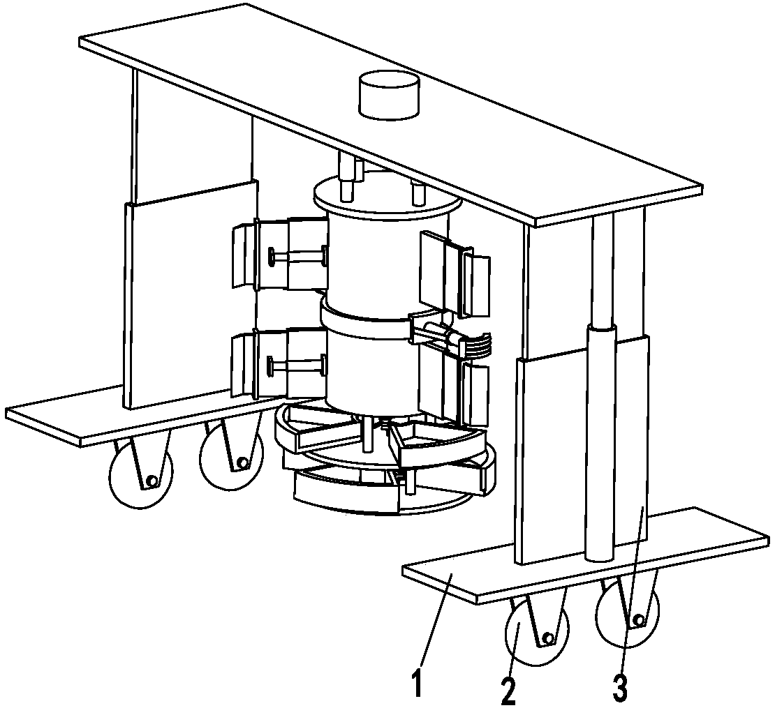 Biogas digester cleaning machine for biomass straw and human and animal excrement mixed fermentation preparation