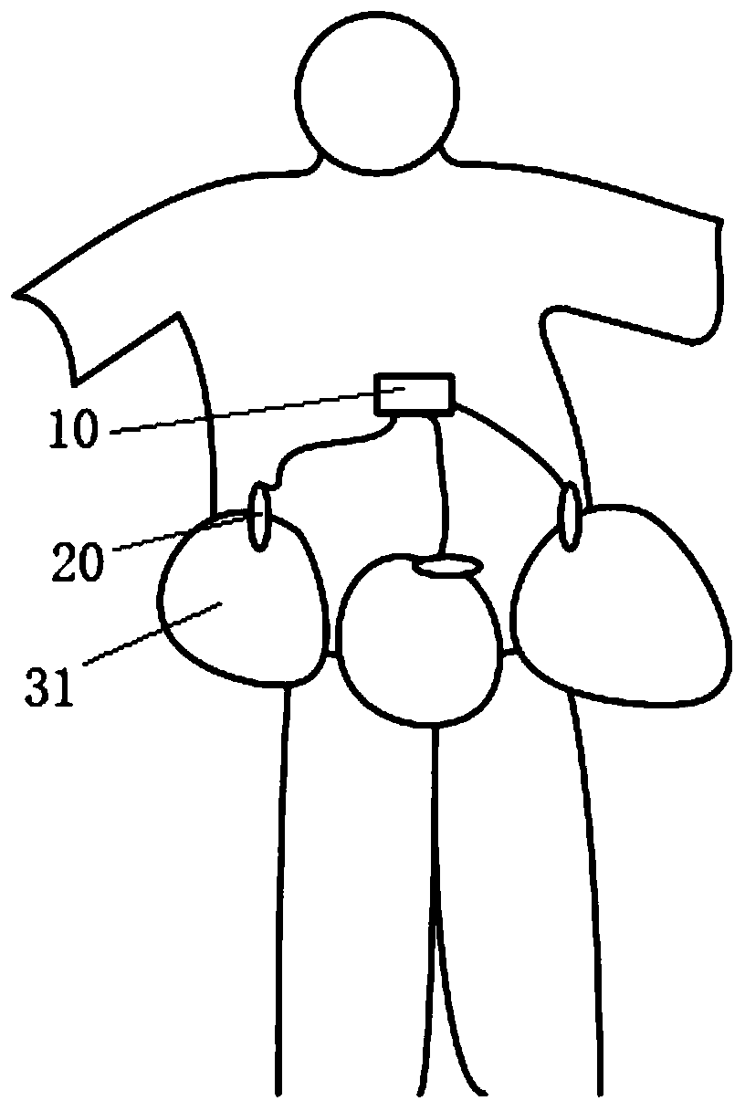 Protective balloon garment and control method thereof