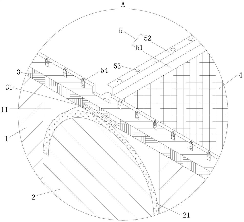 Environmental art design display sand table and manufacturing method thereof