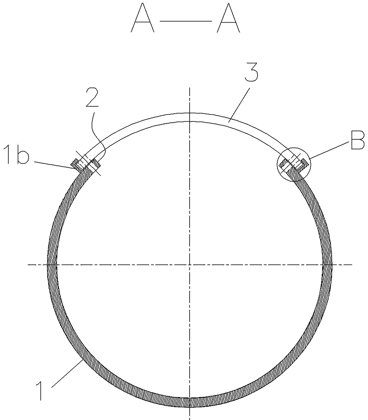 A new type of cover plate for inspection hole of screw earth excavator