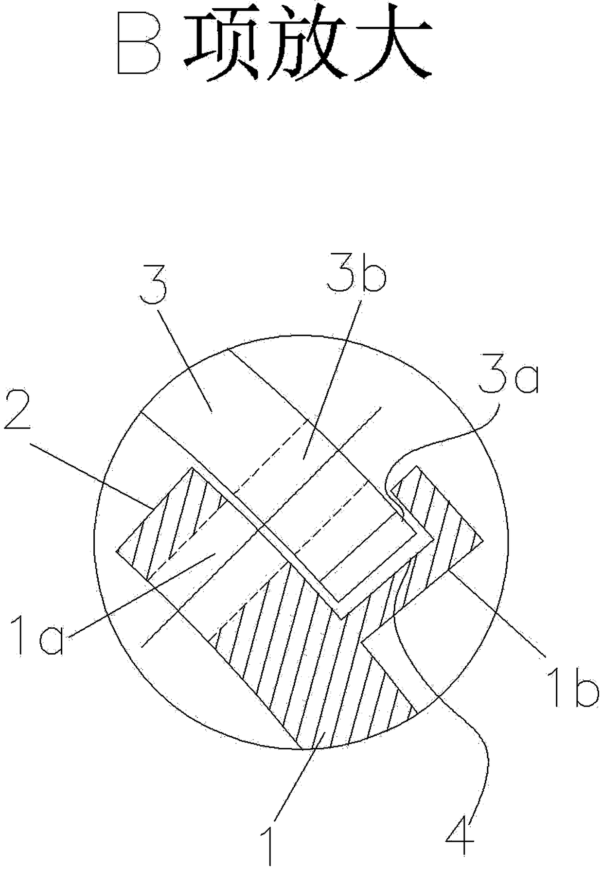 A new type of cover plate for inspection hole of screw earth excavator