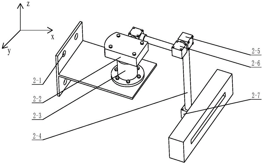 Swinging detection device for vertical shaft cage guide steel wire rope