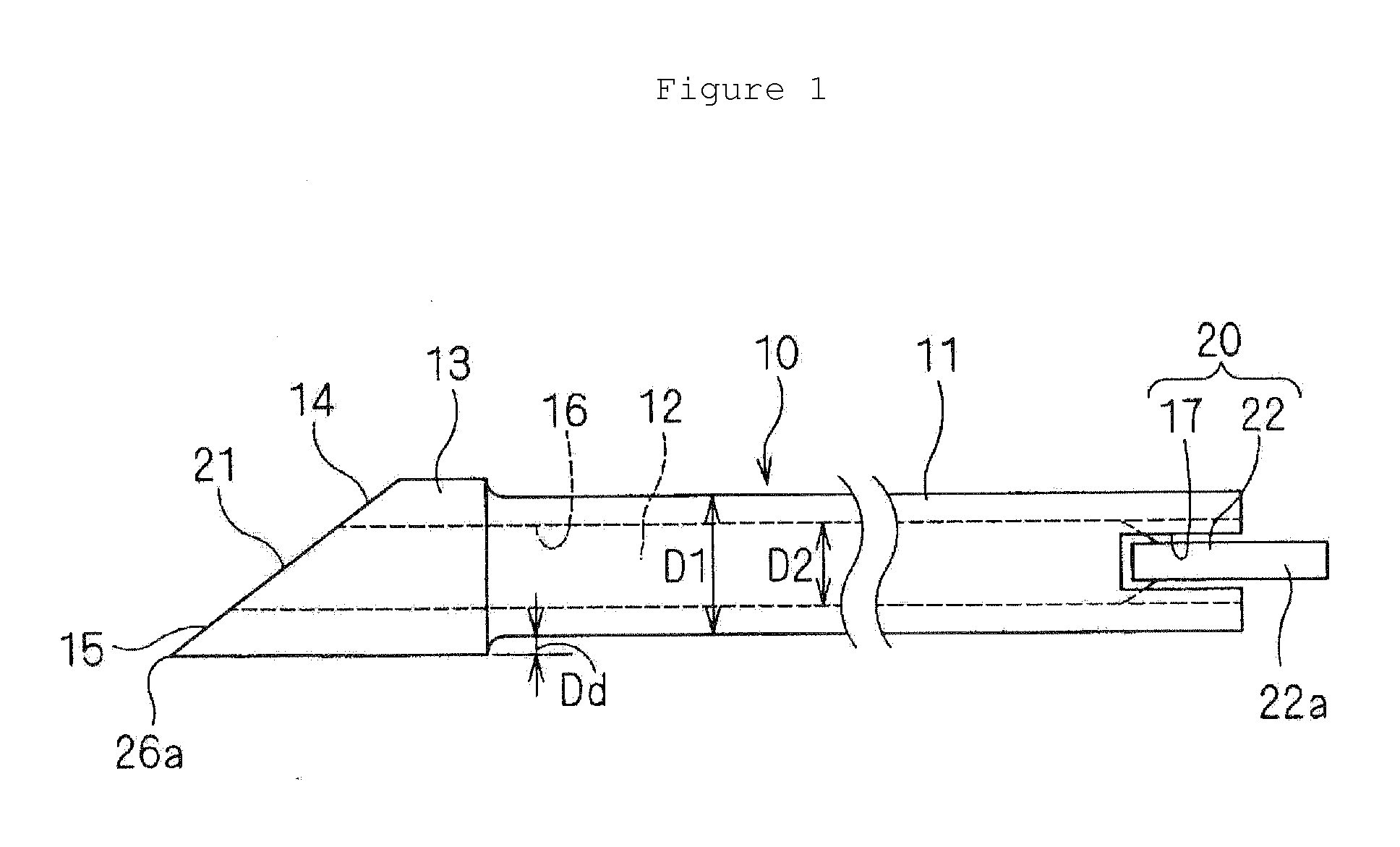 Double needle for medical treatment, bone puncture needle, and bone marrow harvesting device