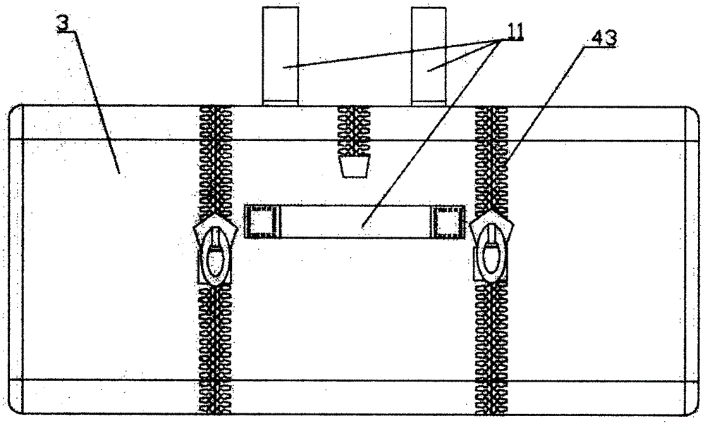 Combined spliced bag