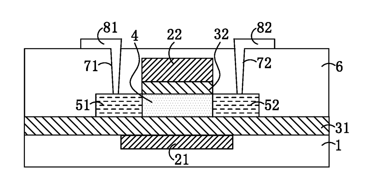 Coplanar double gate electrode oxide thin film transistor and manufacture method thereof