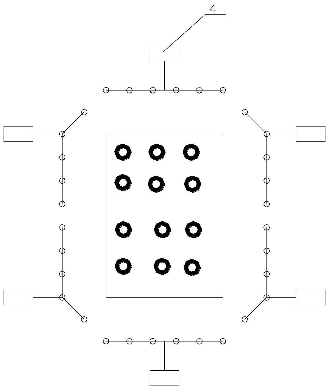 Dewatering construction method for deep foundation pit