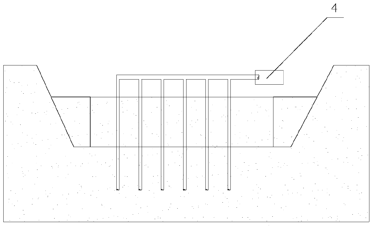 Dewatering construction method for deep foundation pit