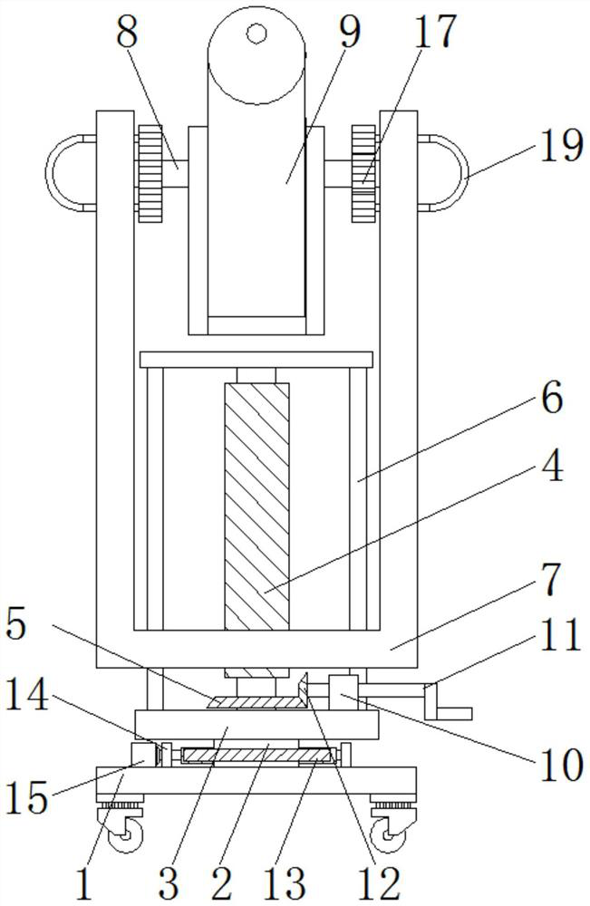 Multi-position anchor cable construction device