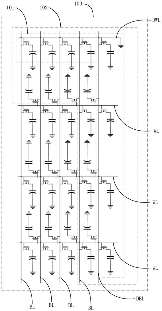 Performance detection method and detection circuit for DRAM (Dynamic Random Access Memory)