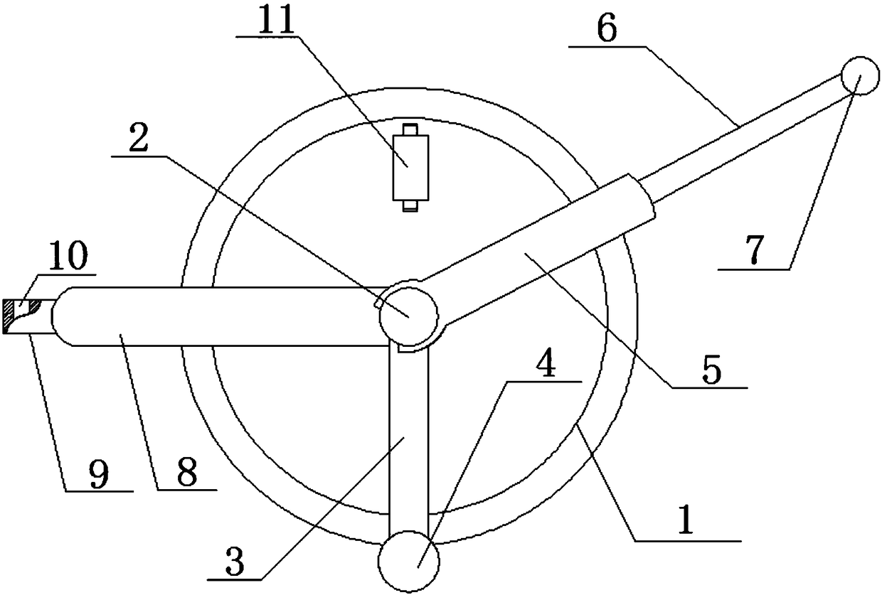 Seeding gap and density adjustable crop seeding device