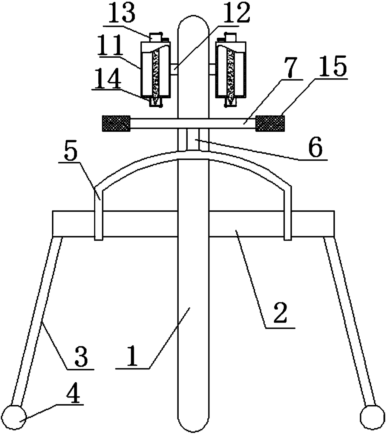 Seeding gap and density adjustable crop seeding device