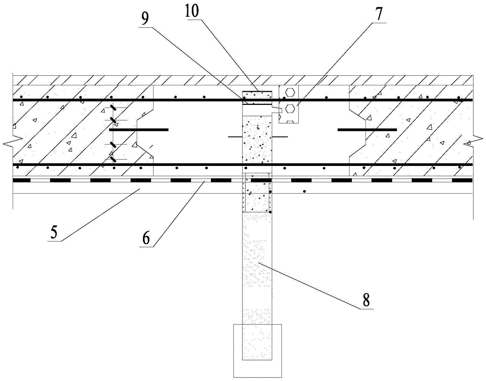 A well pipe for a dewatering well and a method for plugging a reserved hole in a foundation pit