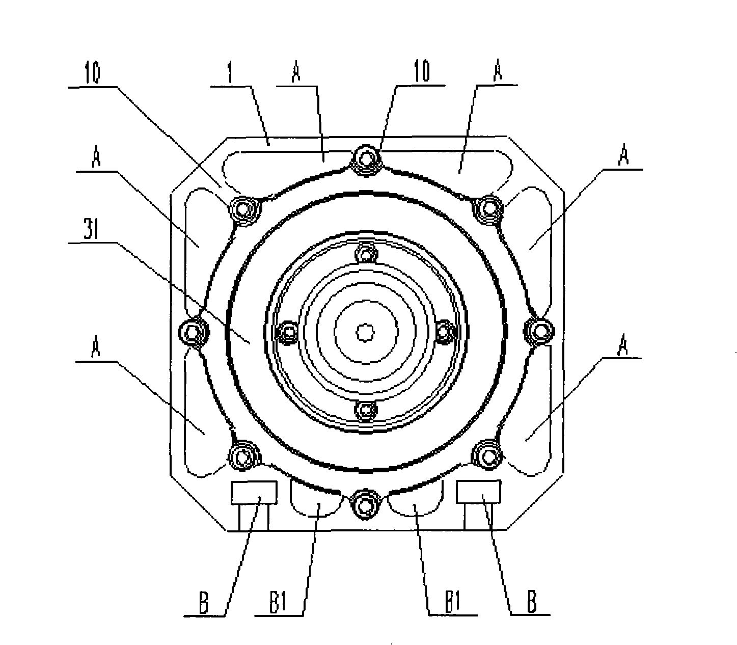 High-speed automatic tool changing electrical spindle cooling structure