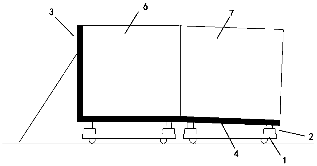 A construction method for precasting bridge segments by adopting a short-line method