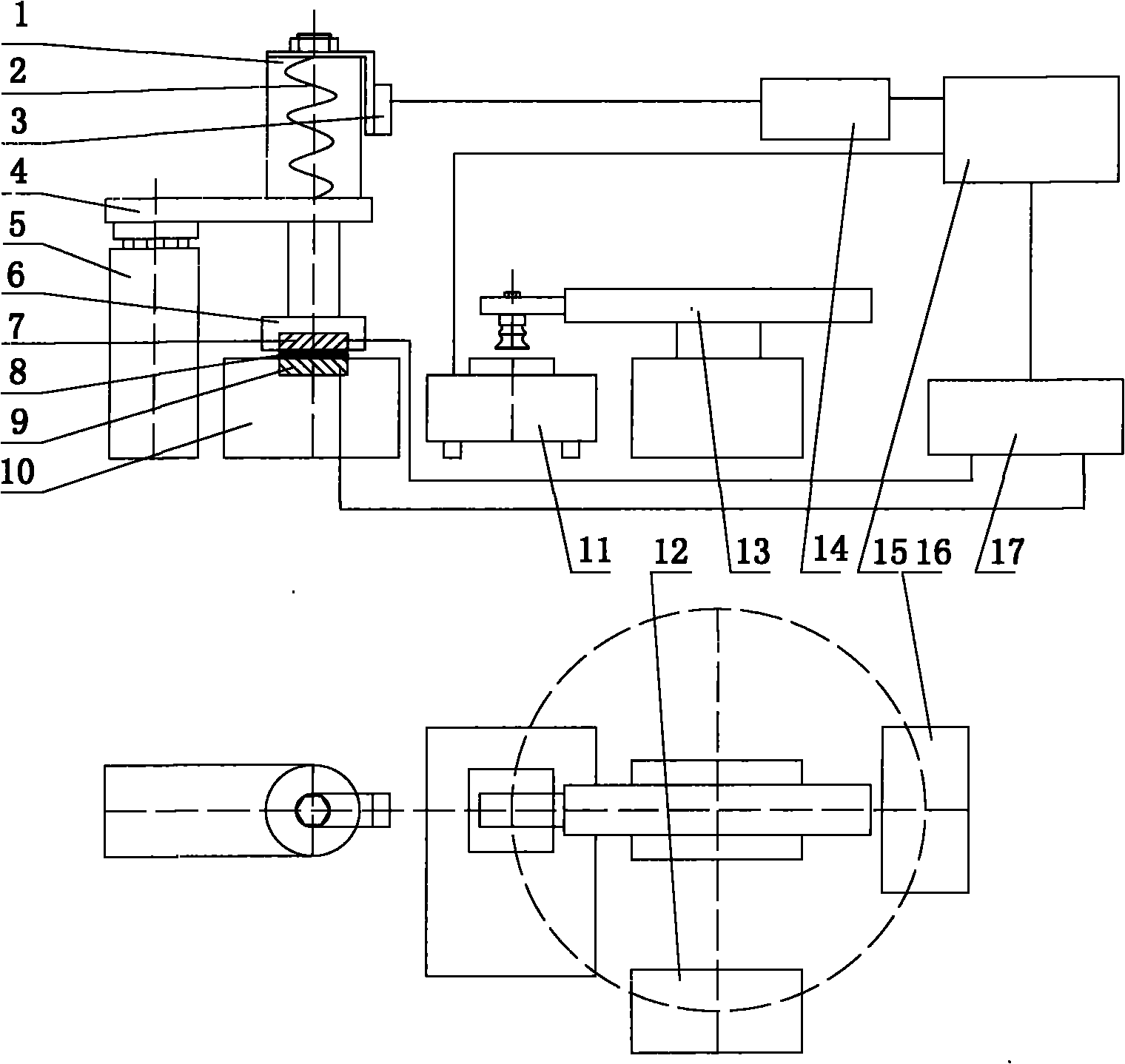 Monomer thermoelectric cell parameter automatic detecting device and control method thereof