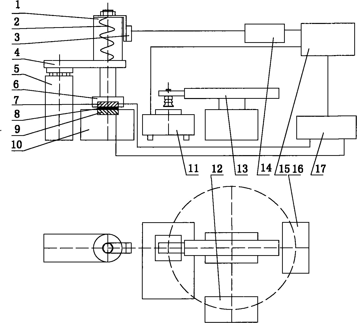 Monomer thermoelectric cell parameter automatic detecting device and control method thereof